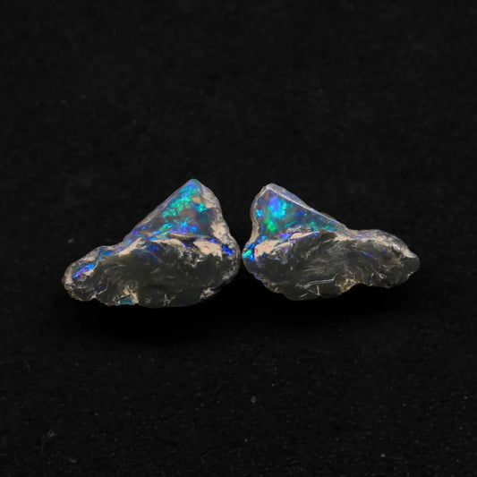 Black Opal Nobby Specimen From Lightning Ridge, Australia