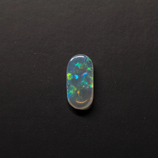 Dark Crystal Opal From Lightning Ridge, Australia